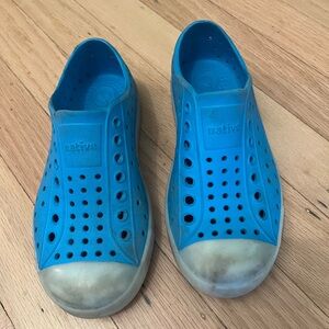 Native Vibrant Blue Perforated Footwear